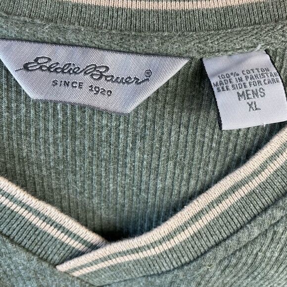 Eddie Bauer Short Sleeve V-Neck Sweater Size XL EUC - Picture 7 of 7